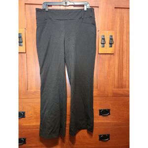 Soho Apparel Ltd. Black Dress Pants Pull-on Flat Front Women's Size Petite XL